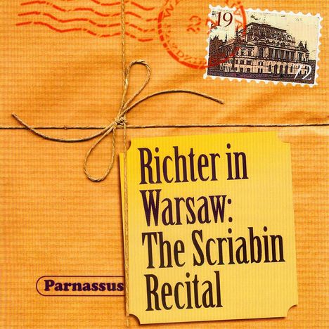 Svjatoslav Richter in Warsaw - The Scriabin Recital, CD