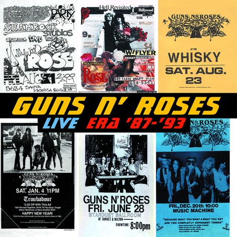 Guns N' Roses: Live Era '87 - '93, 2 CDs