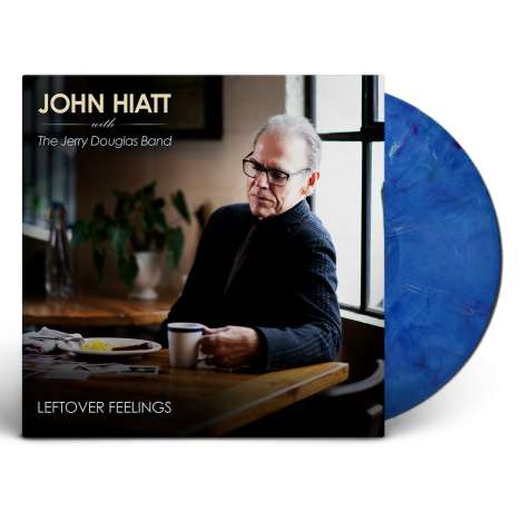 John Hiatt &amp; The Jerry Douglas Band: Leftover Feelings (Limited Edition) (Blue Marbled Vinyl) (in Deutschland exklusiv für jpc!), LP