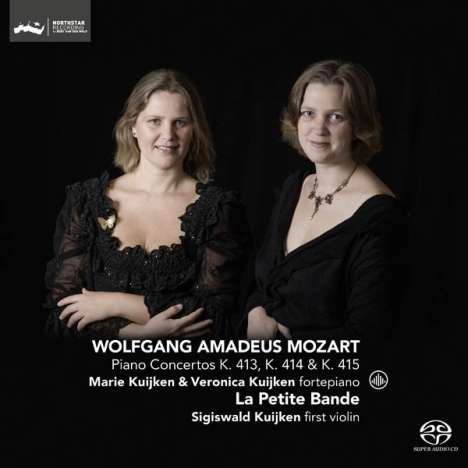 Wolfgang Amadeus Mozart (1756-1791): Klavierkonzerte Nr.11-13 (für Klavier, 2 Violinen, Viola, Kontrabass), Super Audio CD