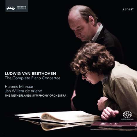 Ludwig van Beethoven (1770-1827): Klavierkonzerte Nr.1-5, 3 Super Audio CDs