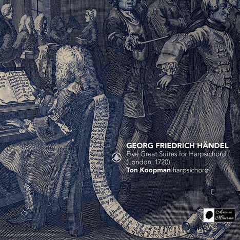 Georg Friedrich Händel (1685-1759): Cembalosuiten (1720) Nr.2,3,5,7,8 (HWV 427,428,430,432,433), CD