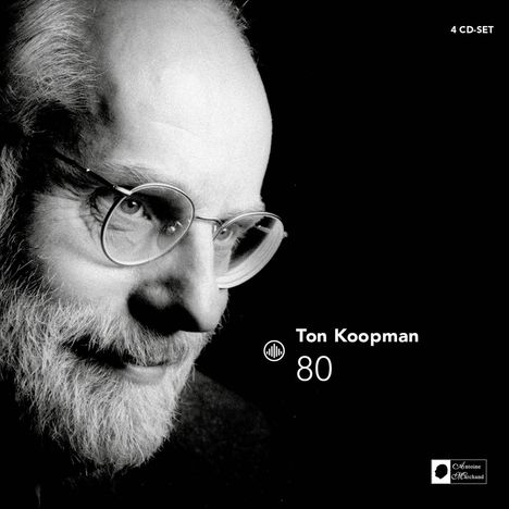 Ton Koopman - 80 (Organist,Cembalist,Dirigent), 4 CDs