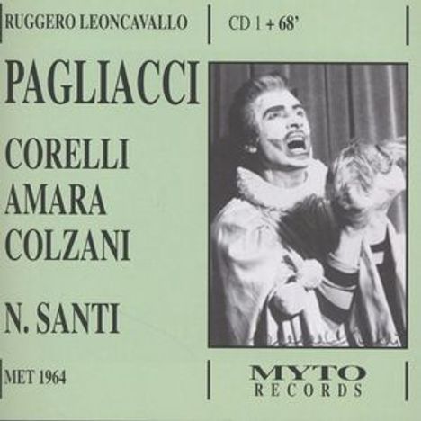 Ruggero Leoncavallo (1857-1919): Pagliacci, CD