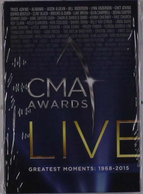 CMA Awards Live: Greatest Moments 1968 - 2015, 10 DVDs