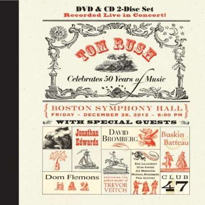 Tom Rush: Celebrates 50 Years Of Music (Live) (CD + DVD), 1 CD und 1 DVD