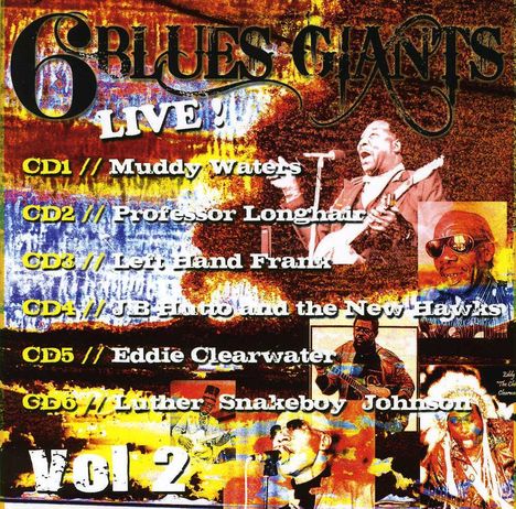 6 Blues Giants Live Vol.2, CD
