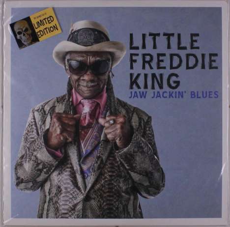 Little Freddie King (Fread Eugene Martin): Jaw Jackin' Blues (Limited Edition) (Dark Blue Vinyl), LP