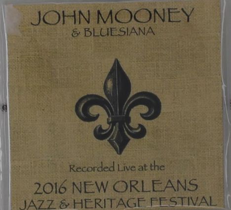 John Mooney: Live At Jazzfest 2016, CD