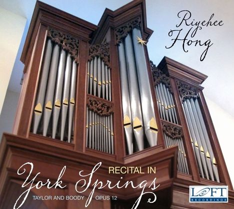 Riychee Hong - Recital in York Springs, CD