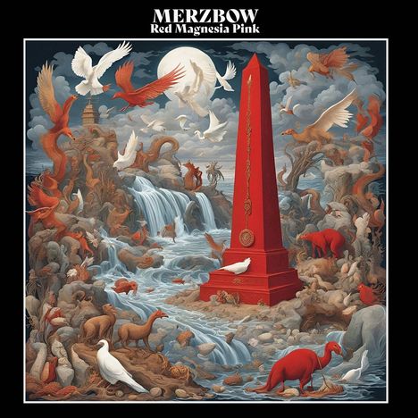 Merzbow: Red Magnesia Pink (Black & White Marble Vinyl), LP