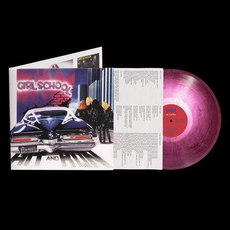 Girlschool: Hit And Run (180g) (Magenta Marble Vinyl), LP