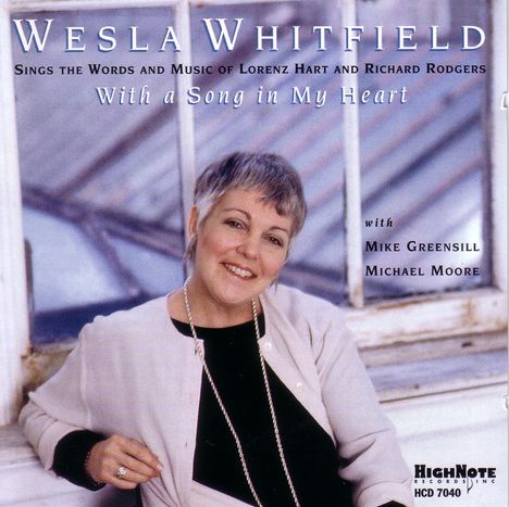 Wesla Whitfield (1947-2018): With A Song In My Heart, CD