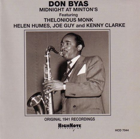 Don Byas (1912-1972): Midnight At Minton's, CD