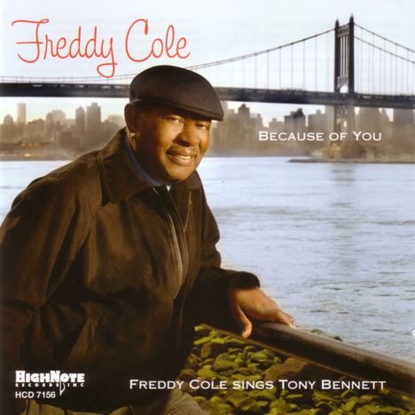 Freddy Cole (1931-2020): Because Of You: Freddy Cole Sings Tony Bennett, CD
