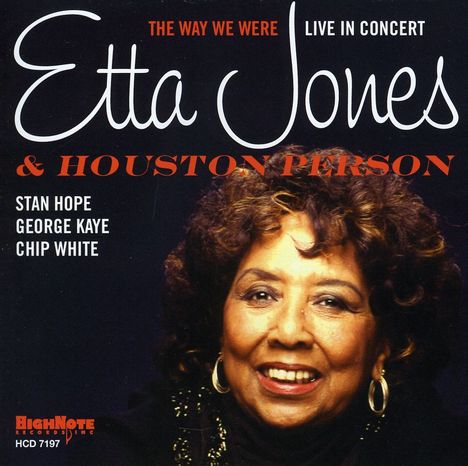 Etta Jones & Houston Person: Way We Were, CD