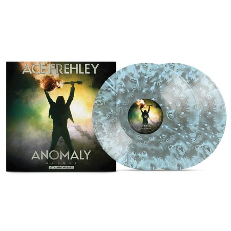 Ace Frehley: Anomaly - Deluxe (10th Anniversary) (Limited Edition) (Ghostly Black Ice W/ Blue Splatter Vinyl), 2 LPs