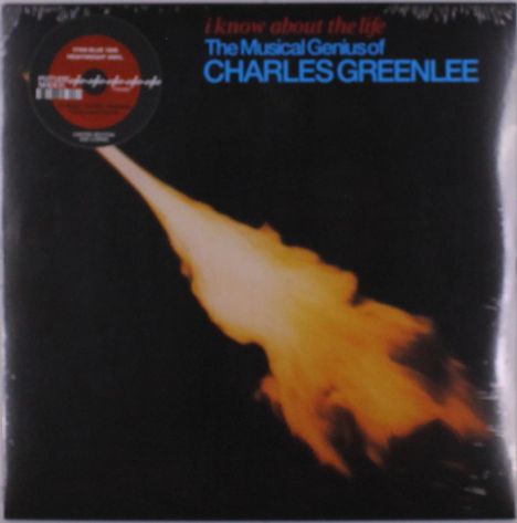 Charles Greenlee: I Know About The Life (180g) (Limited Edition) (Cyan Blue Vinyl), LP