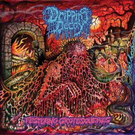 Dripping Decay: Festering Grotesqueries (Limited Edition) (Purple W/ Black &amp; Red Splatter Vinyl), LP