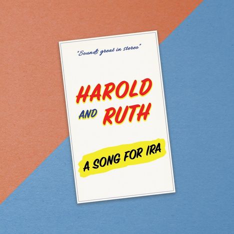 Harold &amp; Ruth: A Song for Ira, CD