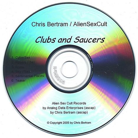 Aliensexcult: Clubs &amp; Saucers, CD