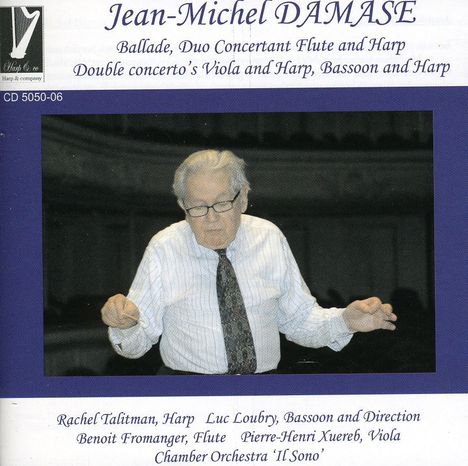 Jean-Michel Damase (1928-2013): Werke für Harfe und Orchester, CD