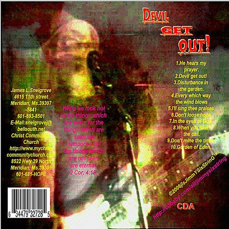 Snelgrove/Sixstring: Devil Get Out!, CD