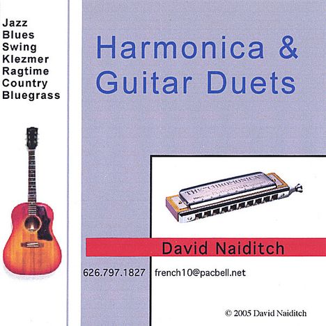 David Naiditch: Harmonica &amp; Guitar Duets, CD