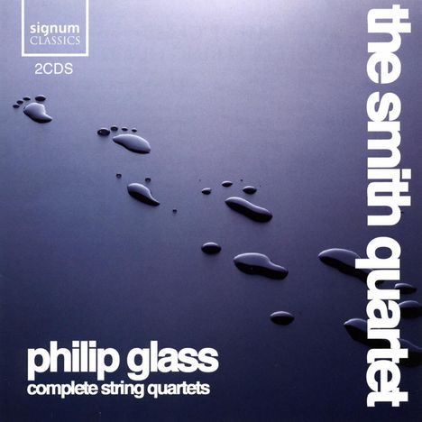 Philip Glass (geb. 1937): Streichquartette Nr.1-5, 2 CDs