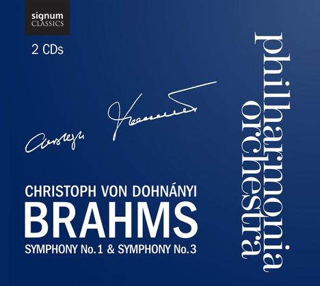 Johannes Brahms (1833-1897): Symphonien Nr.1 & 3, CD