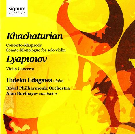 Sergei Lyapunov (1859-1924): Violinkonzert op.61, CD