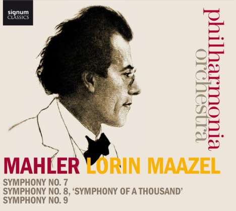Gustav Mahler (1860-1911): Symphonien Nr.7-9, 6 CDs
