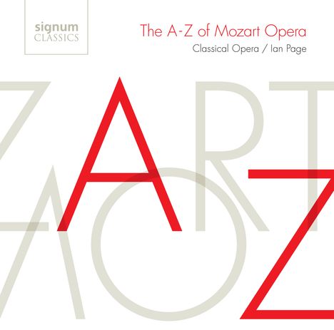 The A-Z of Mozart Opera, CD