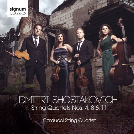 Dmitri Schostakowitsch (1906-1975): Streichquartette Nr.4, 8, 11, CD
