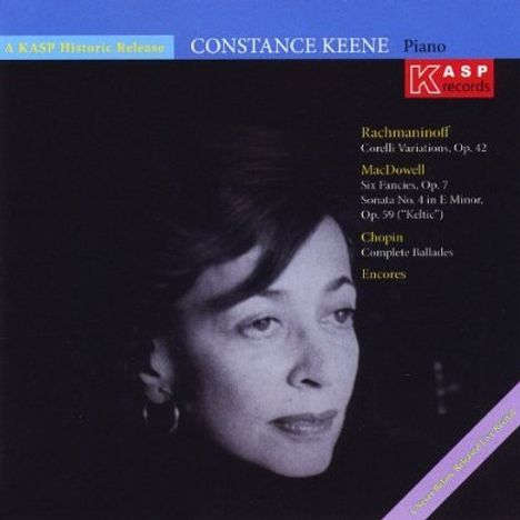 Constance Keene, Klavier, CD