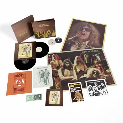 Mott The Hoople: All The Young Dudes (50th Anniversary) (remastered) (Limited Edition Box Set), 2 LPs, 2 CDs und 1 Single 12"