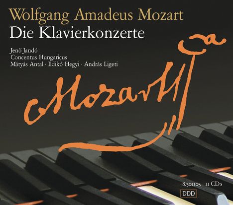 Wolfgang Amadeus Mozart (1756-1791): Sämtliche Klavierkonzerte, 11 CDs
