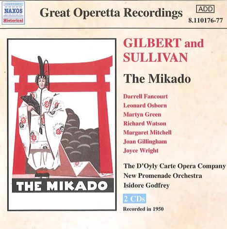 Arthur Sullivan (1842-1900): The Mikado, 2 CDs