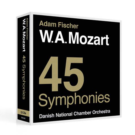 Wolfgang Amadeus Mozart (1756-1791): Symphonien Nr.1-41, 12 CDs