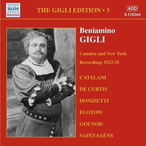 Benjamino Gigli- Edition Vol.3, CD