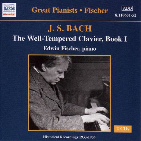 Johann Sebastian Bach (1685-1750): Das Wohltemperierte Klavier 1, 2 CDs