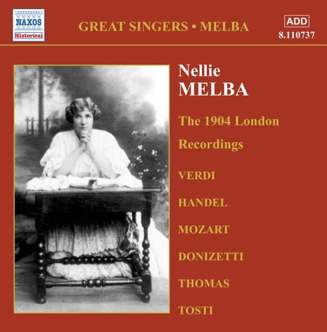 Nellie Melba - The 1904 London Recordings, CD