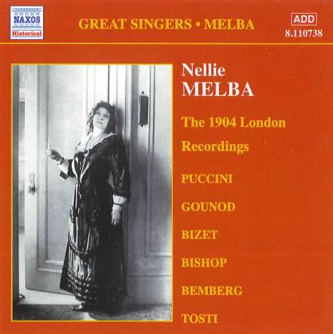 Nellie Melba - The 1904 London Recordings Vol.2, CD