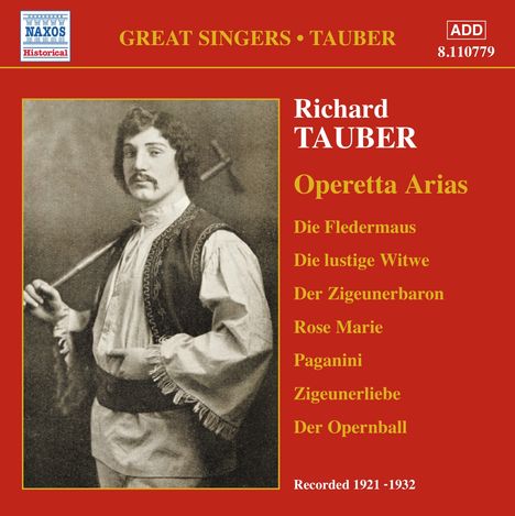 Richard Tauber - Operetta Arias, CD