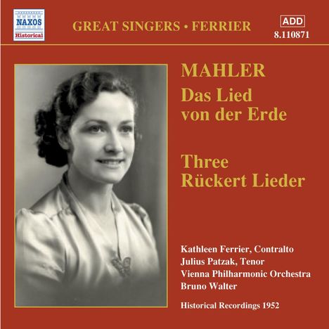 Gustav Mahler (1860-1911): Das Lied von der Erde, CD