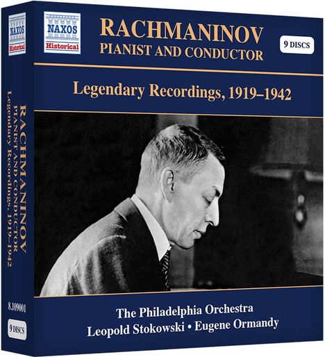 Sergej Rachmaninoff - Pianist and Conductor (Legendary Recordings 1919-1942), 9 CDs