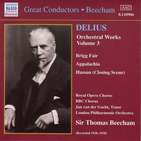 Frederick Delius (1862-1934): Orchesterwerke Vol.3, CD