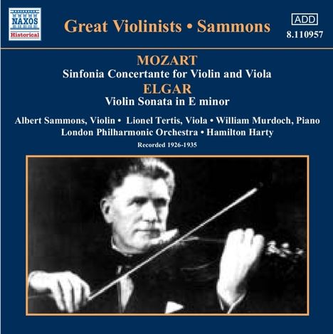 Albert Sammons, Violine, CD