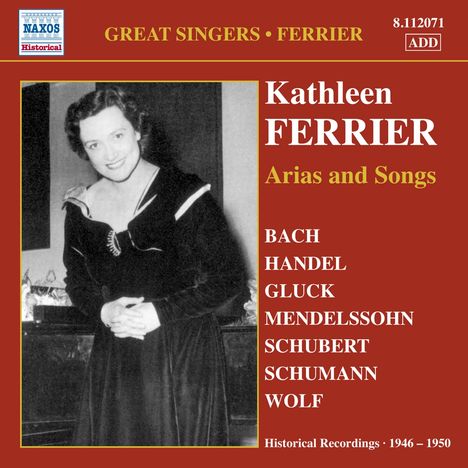 Kathleen Ferrier - Arias &amp; Songs, CD