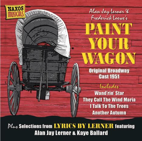 Paint Your Wagon - Original Broadway Cast 1951, CD